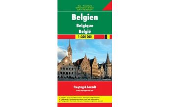 f&b Straßenkarten Belgien, Autokarte 1:300.000 Freytag-Berndt und ARTARIA