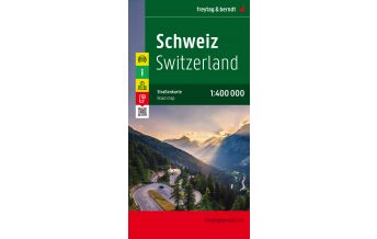 f&b Road Maps Schweiz, Autokarte 1:400.000 Freytag-Berndt und ARTARIA