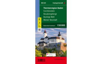 f&b Hiking Maps WK 023 Thermenregion Baden - Forchtenstein - Rosaliengebirge - Bucklige Welt - Wiener Neustadt, Wanderkarte 1:50.000 Freytag-Berndt und ARTARIA