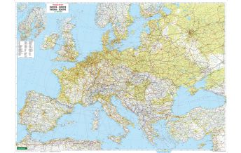 Europa Wandkarte: Europa physisch, 1:3,5 Mio., Poster Freytag-Berndt und Artaria