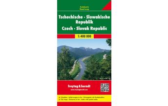f&b Straßenkarten Tschechische - Slowakische Republik, Autokarte 1:400.000 Freytag-Berndt und ARTARIA