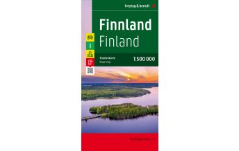 f&b Road Maps Finnland, Autokarte 1:500.000, freytag & berndt Freytag-Berndt und ARTARIA