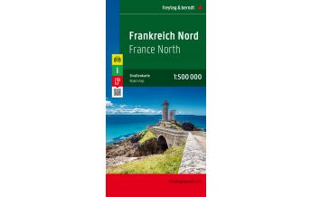 f&b Road Maps Frankreich Nord, Straßenkarte 1:500.000, freytag & berndt Freytag-Berndt und ARTARIA