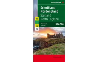 f&b Straßenkarten Schottland - Nordengland, Autokarte 1:400.000, freytag & berndt Freytag-Berndt und ARTARIA