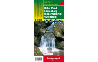 f&b Hiking Maps WK 5012 Hohe Wand - Schneeberg - Biedermeiertal - Gutenstein, Wanderkarte 1:35.000 Freytag-Berndt und ARTARIA
