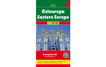 f&b Straßenkarten f&b Autokarte Osteuropa 1:2 Mio. Freytag-Berndt und ARTARIA