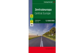 f&b Road Maps Zentraleuropa, Straßenkarte 1:2 Mio., freytag & berndt Freytag-Berndt und ARTARIA