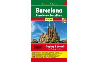 f&b Stadtpläne Barcelona, City Pocket + The Big Five Freytag-Berndt und ARTARIA