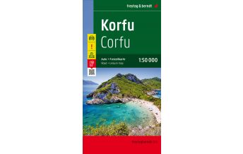 f&b Road Maps Korfu, Straßen- und Freizeitkarte 1:50.000, freytag & berndt Freytag-Berndt und ARTARIA