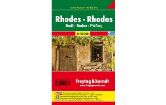 f&b Road Maps freytag & berndt Island Pocket + The Big Five Griechenland, Rhodos 1:120.000 Freytag-Berndt und ARTARIA