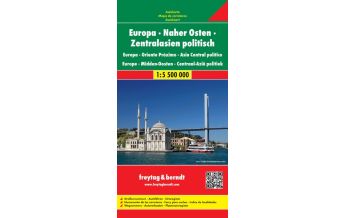 f&b Straßenkarten f&b Autokarte Europa-Naher Osten-Zentralasien politisch 1:5,5 Mio Freytag-Berndt und ARTARIA