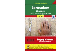 f&b City Maps Jerusalem, City Pocket + The Big Five Freytag-Berndt und ARTARIA