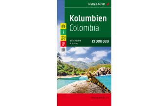 f&b Straßenkarten f&b Autokarte Kolumbien 1:1 Mio. Freytag-Berndt und ARTARIA