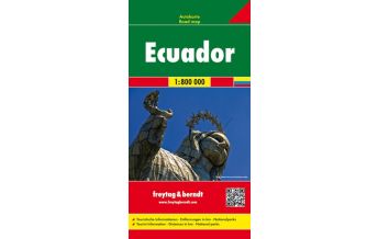 f&b Straßenkarten f&b Autokarte Ecuador - Galapagos 1:800.000 Freytag-Berndt und ARTARIA