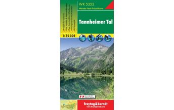 f&b Hiking Maps WK 5352 Tannheimer Tal, Wanderkarte 1:35.000 Freytag-Berndt und ARTARIA