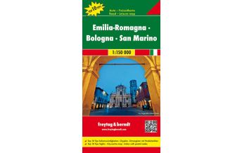 f&b Straßenkarten freytag & berndt Auto + Freizeitkarte Emilia-Romagna - Bologna - San Marino 1:150.000 Freytag-Berndt und ARTARIA
