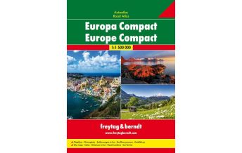 f&b Straßenkarten Europa Compact, Autoatlas 1:1,5 Mio. Freytag-Berndt und ARTARIA