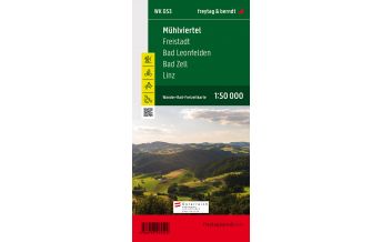 f&b Hiking Maps WK 053 Mühlviertel - Freistadt - Bad Leonfelden - Bad Zell - Linz, Wanderkarte 1:50.000 Freytag-Berndt und ARTARIA