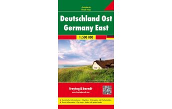 f&b Road Maps freytag & berndt Auto + Freizeitkarte Deutschland Ost 1:500.000 Freytag-Berndt und ARTARIA