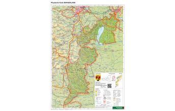Hiking Maps f&b Schulhandkarte gefalzt - Burgenland 1:400.000 Freytag-Berndt und ARTARIA