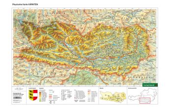 Hiking Maps f&b Schulhandkarte - Kärnten 1.350.000 Freytag-Berndt und ARTARIA