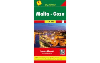 f&b Road Maps Malta - Gozo, Autokarte 1:30.000 Freytag-Berndt und ARTARIA