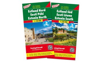 f&b Road Maps f&b Autokarten-Set Estland 1:150.000 Freytag-Berndt und ARTARIA