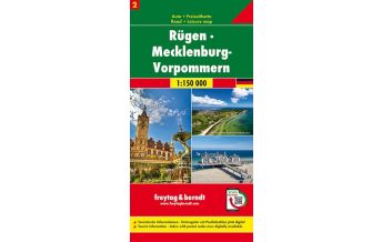 f&b Straßenkarten Rügen - Mecklenburg-Vorpmmern, Autokarte 1:150.000, Blatt 2 Freytag-Berndt und ARTARIA