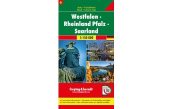 f&b Road Maps Westfalen - Rheinland Pfalz - Saarland, Autokarte 1:150.000, Blatt 6 Freytag-Berndt und ARTARIA