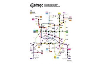 Europa Metropa - Das europäische Superschnellbahnnetz, Poster, Plano in Rolle Studio 77