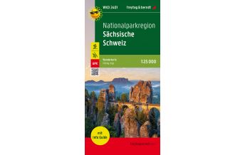 f&b Wanderkarten Nationalparkregion Sächsische Schweiz, Wanderkarte 1:25.000, mit Infoguide Freytag-Berndt und ARTARIA