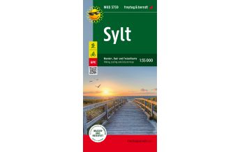 f&b Hiking Maps Sylt, Wander-, Rad- und Freizeitkarte 1:35.000, freytag & berndt, WKD 3759 Freytag-Berndt und Artaria