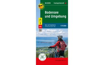 f&b Cycling Maps Bodensee und Umgebung, Rad- und Freizeitkarte 1:75.000, freytag & berndt, RK 0099 Freytag-Berndt und ARTARIA