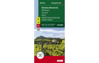 f&b Hiking Maps Östliches Weinviertel, Wander-, Rad- und Freizeitkarte 1:50.000, freytag & berndt, WK 0014 Freytag-Berndt und ARTARIA