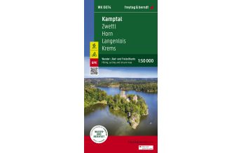 f&b Hiking Maps Kamptal, Wander-, Rad- und Freizeitkarte 1:50.000, freytag & berndt, WK 0074 Freytag-Berndt und Artaria