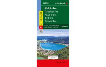 f&b Wanderkarten Südkärnten, Wander-, Rad- und Freizeitkarte 1:50.000, freytag & berndt, WK 0238 Freytag-Berndt und ARTARIA