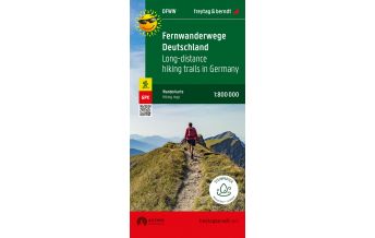 Hiking Maps Black Forest / Swabian Alps Fernwanderwege Deutschland, Weitwanderkarte 1:800.000 Freytag-Berndt und ARTARIA
