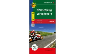 f&b Road Maps Mecklenburg-Vorpommern, Motorradkarte 1:250.000, freytag & berndt Freytag-Berndt und Artaria