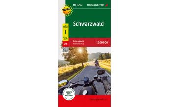 Motorcycling Schwarzwald, Motorradkarte 1:200.000, freytag & berndt Freytag-Berndt und Artaria