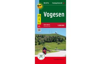 f&b Road Maps Vogesen, Motorradkarte 1:200.000, freytag & berndt Freytag-Berndt und Artaria