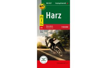 f&b Road Maps Harz, Motorradkarte 1:150.000, freytag & berndt Freytag-Berndt und Artaria