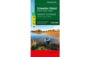 Road Maps Schweden Südost, Straßen- und Freizeitkarte 1:250.000, freytag & berndt Freytag-Berndt und ARTARIA
