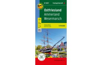 f&b Hiking Maps Ostfriesland, Erlebnisführer 1:170.000, freytag & berndt, EF 0017 Freytag-Berndt und ARTARIA