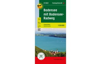 f&b Road Maps Bodensee mit Bodensee-Radweg, Erlebnisführer 1:200.000, freytag & berndt, EF 0021 Freytag-Berndt und Artaria