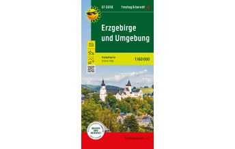 f&b Straßenkarten Erzgebirge und Umgebung, Freizeitkarte 1:160.000, freytag & berndt Freytag-Berndt und Artaria