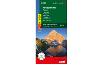 f&b Hiking Maps Karnische Alpen, Wander-, Rad- und Freizeitkarte 1:50.000, freytag & berndt, WK 223 Freytag-Berndt und Artaria