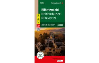 f&b Wanderkarten Böhmerwald, Wander-, Rad- und Freizeitkarte 1:50.000, freytag & berndt, WK 262 Freytag-Berndt und Artaria