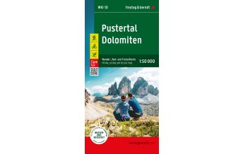 f&b Wanderkarten Pustertal - Dolomiten, Wander-, Rad- und Freizeitkarte 1:50.000, freytag & berndt, WKI 10 Freytag-Berndt und Artaria