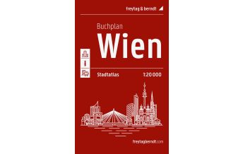 f&b Stadtpläne Wien, Buchplan 1:20.000, freytag & berndt Freytag-Berndt und ARTARIA