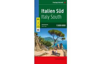 f&b Straßenkarten Italien Süd, Straßenkarte 1:500.000, freytag & berndt Freytag-Berndt und ARTARIA